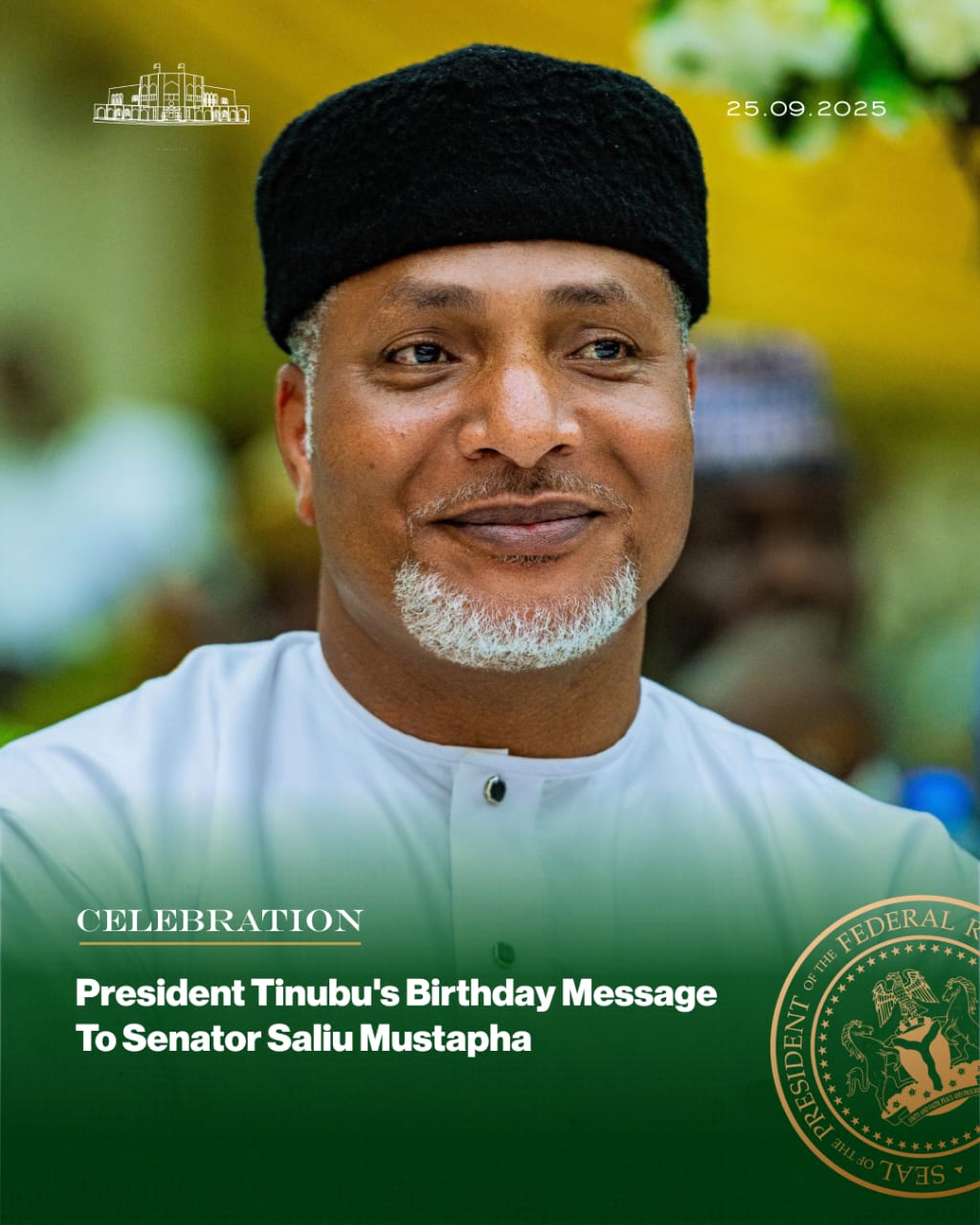 President Tinubu Felicitates With Senator Saliu Mustapha At Birthday