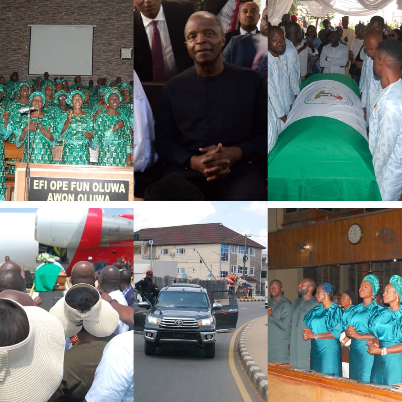 Kwara State Delegation honour the remains of C O Adebayo in Ilorin ahead of his final burial