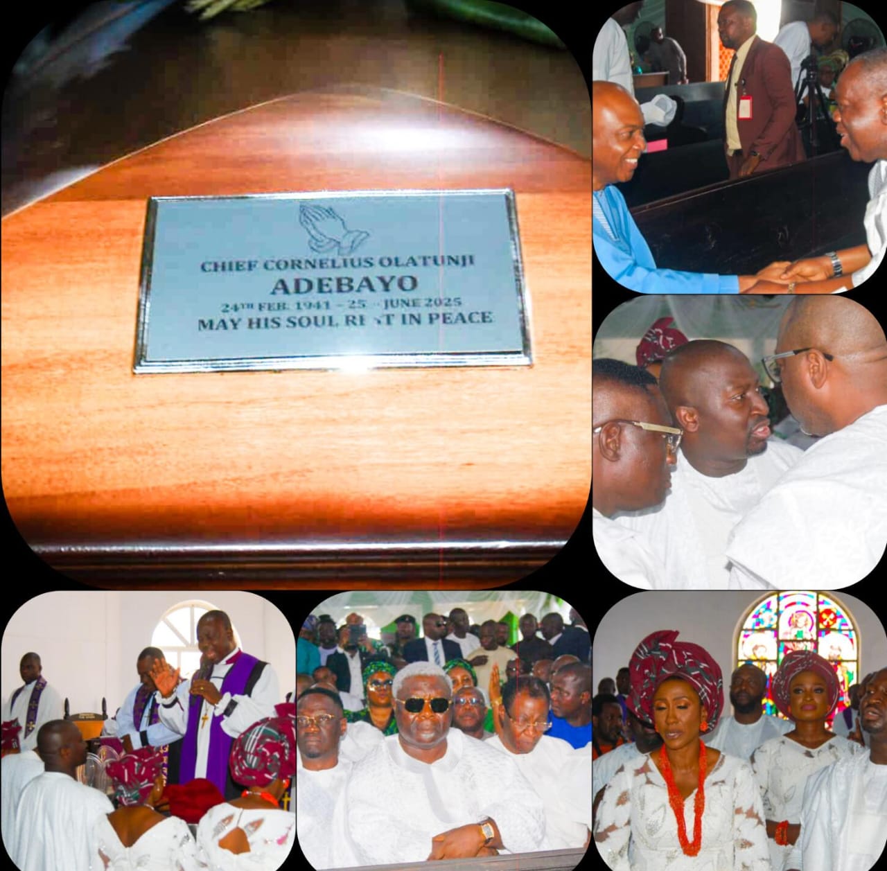 Dignitaries pays last respect to late C.O. Adebayo in his Oke Onigbin home town